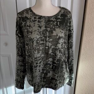 Westbound Green Camouflage Sweatshirt
